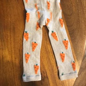 Kids carrot leggings organic cotton